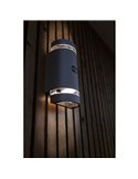 Aplique alta resistencia exterior FOCUS con sensor de movimiento GU10 antracita
