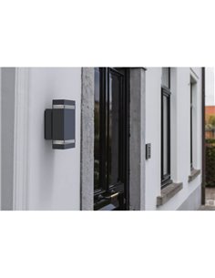 Aplique de pared exterior FOCUS up&down 4000K 8,3W 2