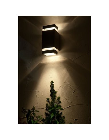Aplique de pared exterior FOCUS up&down 4000K 8,3W