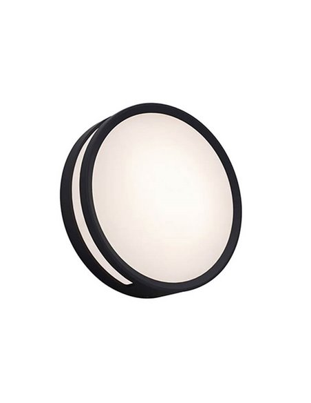 Aplique de exterior LED ROLA negro 13W 3000K mate/antracita
