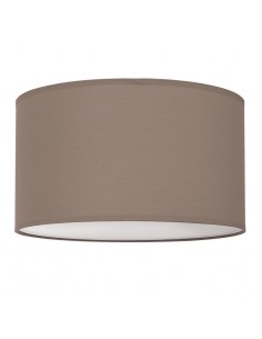 Plafónde Techo Color topo Marrón 50Cm Tela 4XE27 | LeonLeds