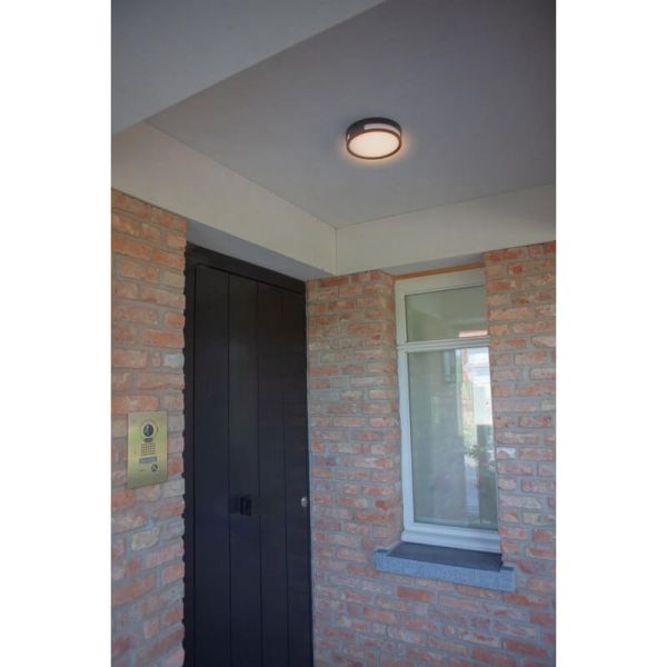 Aplique de exterior LED ROLA negro 13W 3000K mate/antracita
