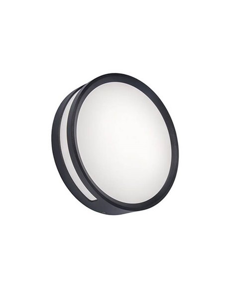 Aplique de exterior LED ROLA negro 13W 3000K mate/antracita
