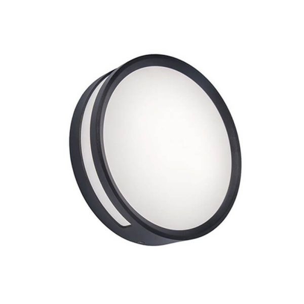 Aplique de exterior LED ROLA negro 13W 3000K mate/antracita
