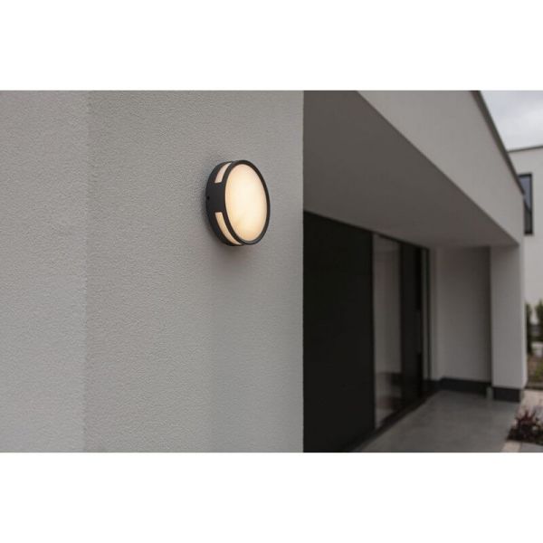 Applique d'extérieur LED ROLA noire 13W 3000K mat/anthracite