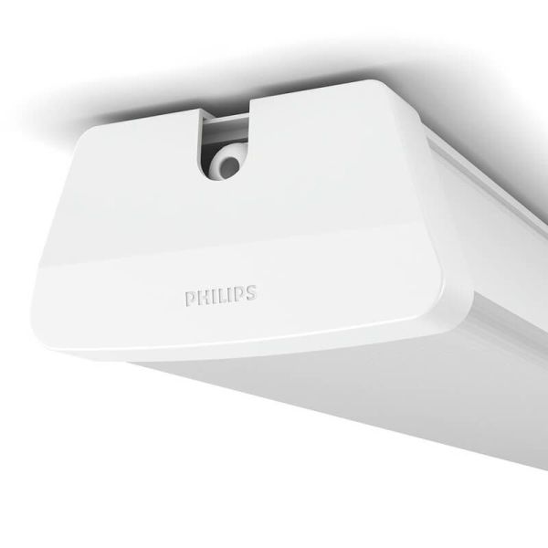 Plafon decorativo retangular IP65 muito potente 120Cm branco LED 5.300Lm IP65 50W Aqualine Philips | LeonLeds