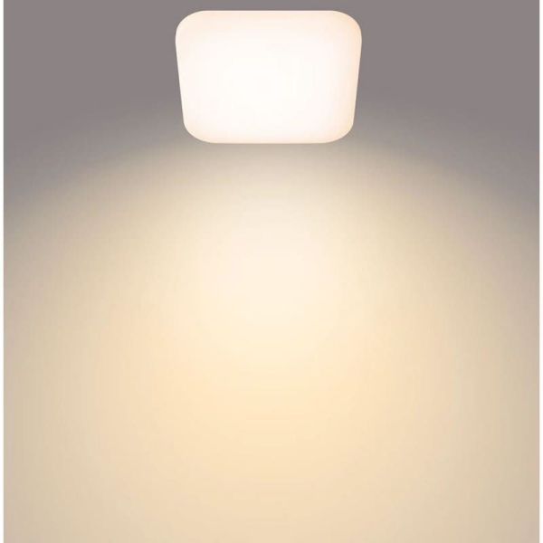 Plafón cuadrado LED para techo MAUVE Ø26cm | LeonLeds