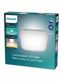 Plafón cuadrado LED para techo MAUVE Ø26cm | LeonLeds
