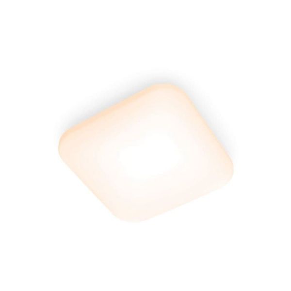 Plafón cuadrado LED para techo MAUVE Ø26cm | LeonLeds
