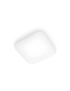 Plafón cuadrado LED de techo MAUVE Ø26cm 12W 4000K IP20 | LeonLeds