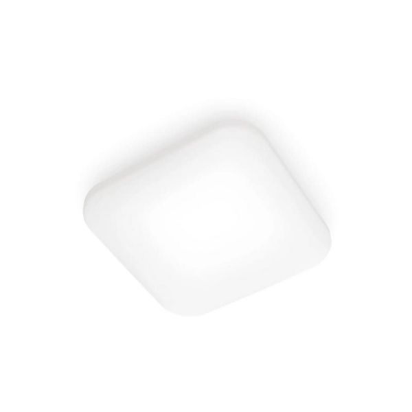 Plafón cuadrado LED de techo MAUVE Ø26cm 12W 4000K IP20 | LeonLeds