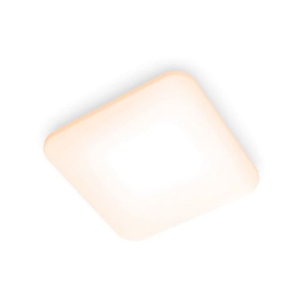 Plafón cuadrado LED para techo MAUVE Ø26cm 24W 2700K IP20 | LeonLeds