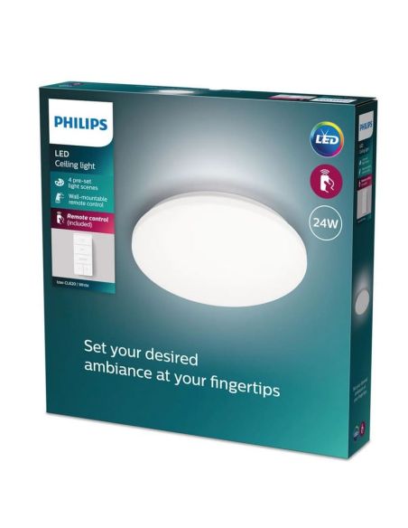 Plafón techo LED redondo Ø38cm IZSO 24W 2500lm Regulador | LeonLeds