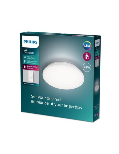 Plafonnier LED rond WINCEL Ø39cm 24W 2700-6500K IP20 | LéonLeds