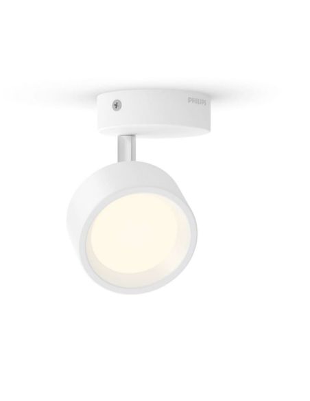 Foco techo LED Cabezal ajustable BRACIA Spot Blanco 1x5.5W | LeonLeds