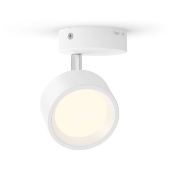 Foco techo LED Cabezal ajustable BRACIA Spot Blanco 1x5.5W | LeonLeds