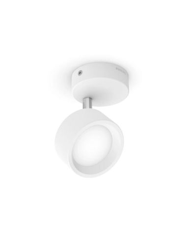 Foco techo LED Cabezal ajustable BRACIA Spot Blanco 1x5.5W | LeonLeds