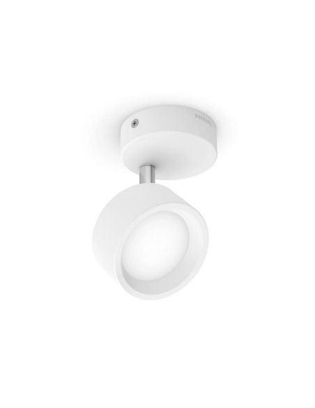 Spot de plafond LED Tête orientable BRACIA Spot Blanc 1x5,5W | LéonLeds