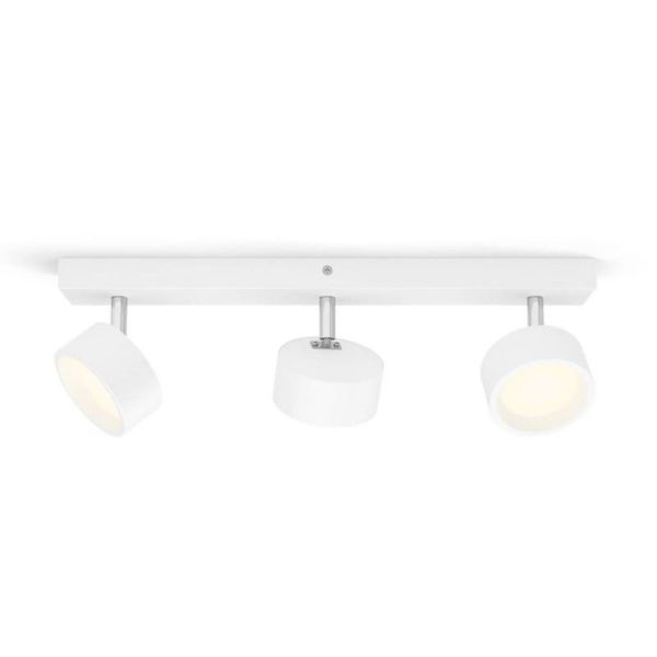 Regleta de 3 Focos de techo LED Cabezal ajustable 3x5.5W | LeonLeds