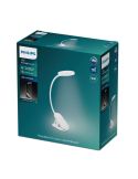 Flexo LED Pinza para lectura FORYS Clip DSK206 color Blanco| LeonLeds