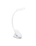 Clip de Lecture Flexo LED FORYS Clip DSK206 Blanc | LéonLeds