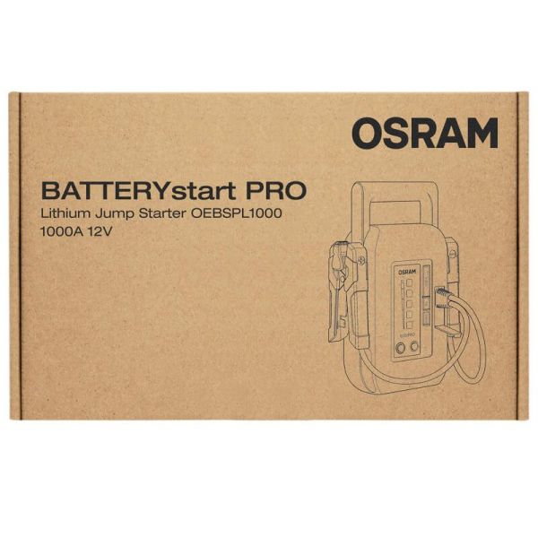 Arrancador de alta potencia para Vehículos - de Iones de Litio BATTERYstart PRO 1000 OEBSPL1000 | LeonLeds