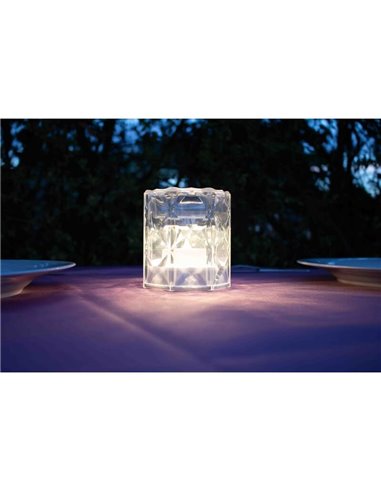 Lampe bougie effet flamme JACK 10 cm de haut