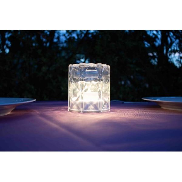 Lampe bougie effet flamme JACK 10 cm de haut