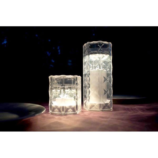 Lampe bougie effet flamme JACK 20 cm de haut