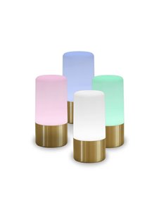 MAIA 19 LATÃO 3000-6000K + Luminária de mesa/piso RGB