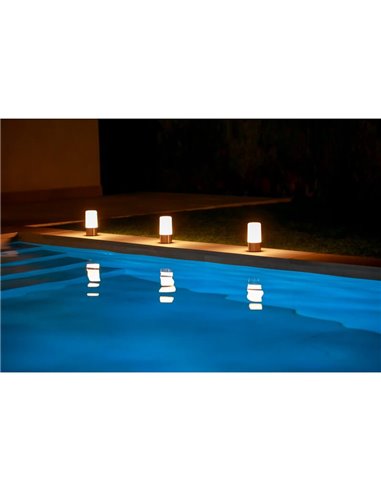 Lámpara de mesa/suelo MAIA 19 BRASS 3000-6000K + RGB