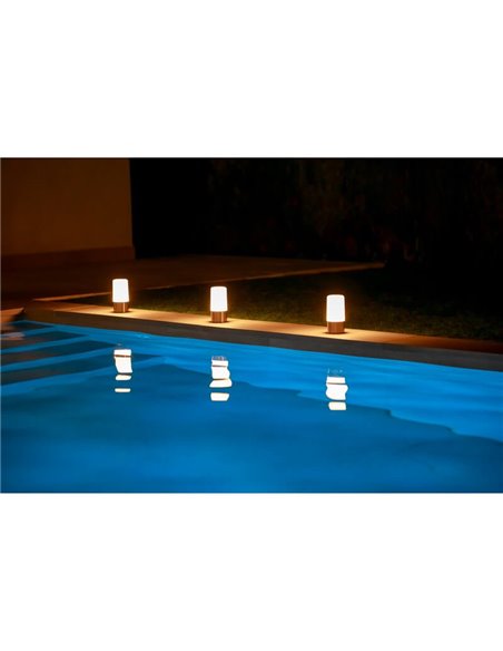 Lámpara de mesa/suelo MAIA 19 BRASS 3000-6000K + RGB