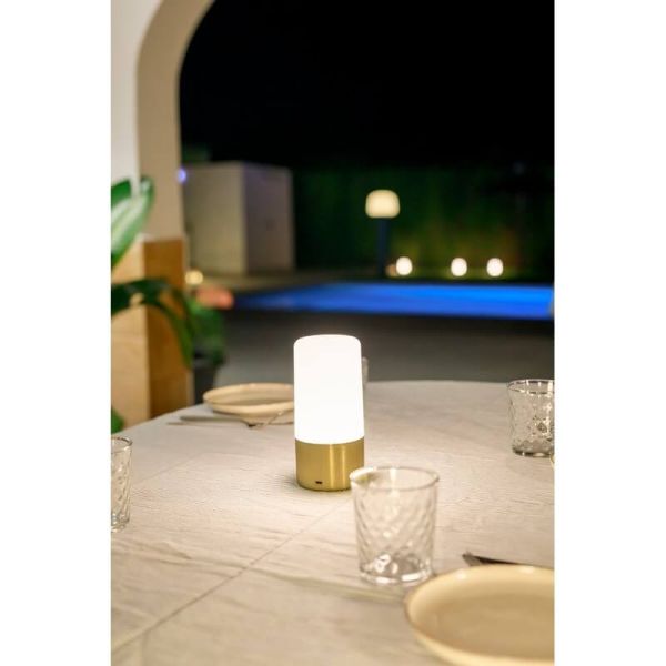 Lámpara de mesa/suelo MAIA 19 BRASS 3000-6000K + RGB