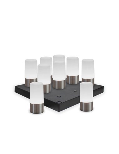 Lámpara de mesa/suelo MAIA 19 gris espacial 3000-6000K + RGB