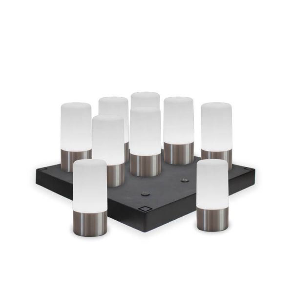 Lámpara de mesa/suelo MAIA 19 gris espacial 3000-6000K + RGB