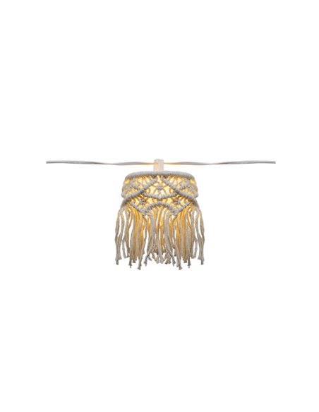 Guirnalda decorativa con Luz MYKONOS GARLAND solar + cable 8 LEDS