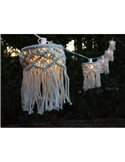 Guirnalda decorativa con Luz MYKONOS GARLAND solar + cable 8 LEDS