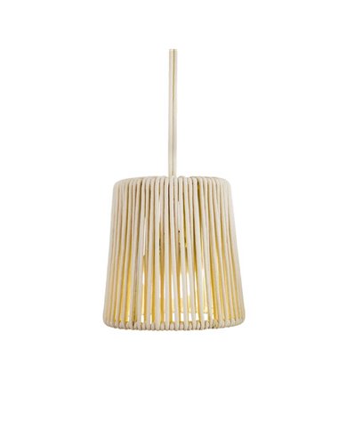 Candeeiro suspenso portátil para exterior CONTA MINI HANG Branco (Mini Cherry incluído)