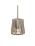 Lámpara colgante para exterior CONTA MINI HANG portátil Topo (Mini Cherry incluido)