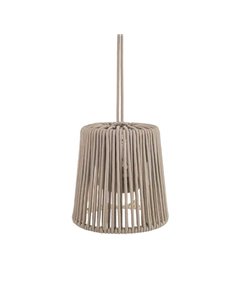 Lámpara colgante para exterior CONTA MINI HANG portátil Topo (Mini Cherry incluido)