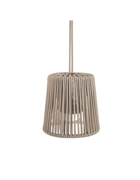 Lámpara colgante para exterior CONTA MINI HANG portátil Topo (Mini Cherry incluido)