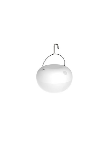Bombilla LED flotante COCO BULB BATTERY IP68 con gancho para colgar blanca