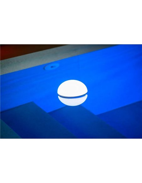 Bombilla LED flotante COCO BULB BATTERY IP68 con gancho para colgar blanca