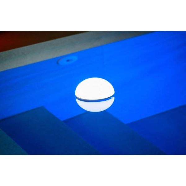 COCO BULB BATTERY Ampoule LED flottante IP68 avec crochet de suspension blanc