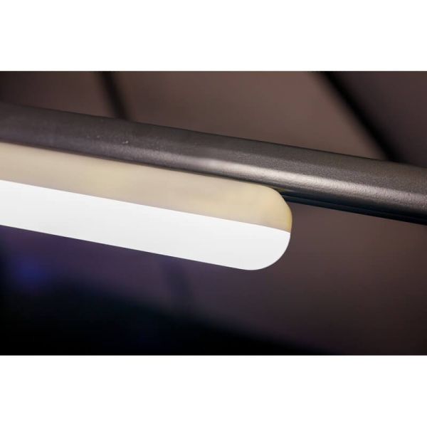 Tubo LED para sombrilla/carpa BANANA magnética con batería Dimable + RGB (con straps para colgar)