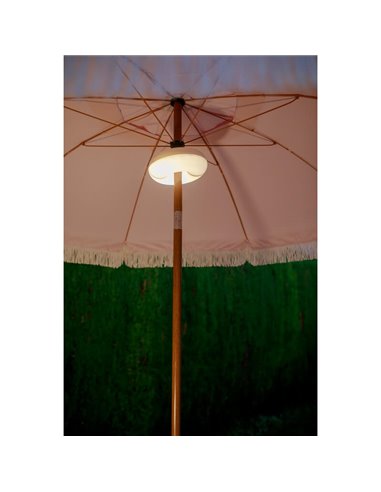 Lâmpada magnética guarda-chuva redonda LIMA com bateria Dimable + RGB