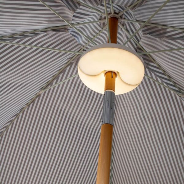 Lâmpada magnética guarda-chuva redonda LIMA com bateria Dimable + RGB