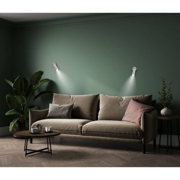 Aplique sin punto de luz ROLL 4 con accesorio imantado de pared, táctil, blanco 3W -sin cables-