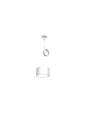 Accesorio para hacer colgante los apliques ROLL facil instalación (adhesivo/tornillos) blanco