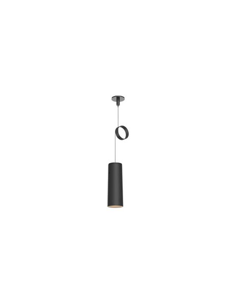 Accesorio para hacer colgante los apliques ROLL facil instalación (adhesivo/tornillos) negro
